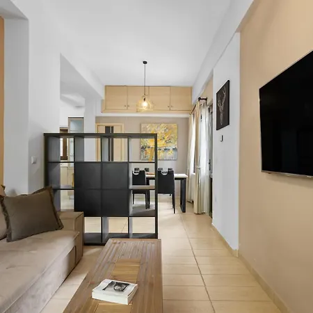 Nyaraló Casa Veranda - 3 Bedroom House With Bbq & Backyard Hriszí Aktí Haniá