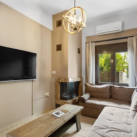 Casa Veranda - 3 Bedroom House With Bbq & Backyard Nyaraló Hriszí Aktí Haniá